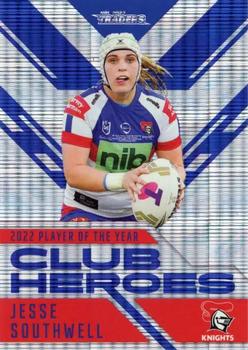 2023 NRL Traders Titanium - Club Heroes Priority #CH38 Jesse Southwell Front